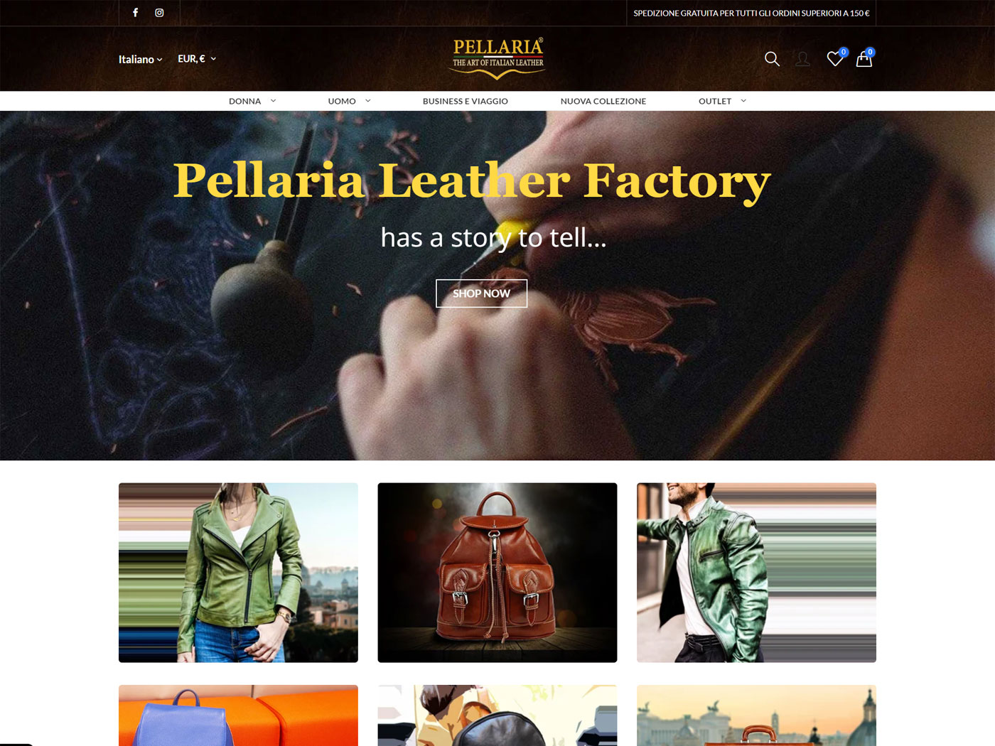 Pelleria Leather Online Store